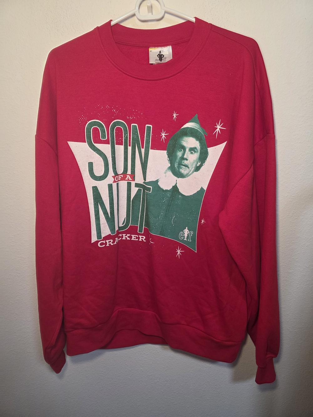 Red Elf Holiday Graphic‎ Sweatshirt - Son of a Nutcracker